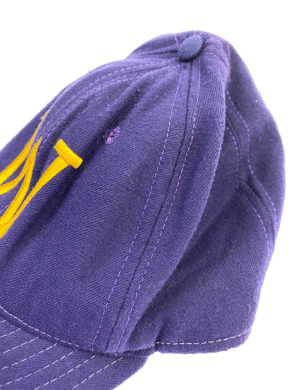 【中古品】【メンズ】 NEW ERA ニューエラ WASHINGTON HUSKIES CAP ワシントン ハスキーズ キャップ 帽子 185-261011-hu-17-min カラー：パープル 万代Net店