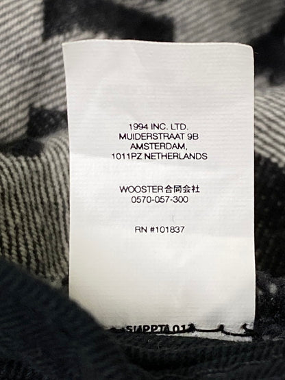 【中古品】【メンズ】 SUPREME シュプリーム FAT TIP JACQUARD DENIM CRUSHER ファット ティップ ジャカード デニム クラッシャー 帽子 ハット バケットハット 185-261008-KS-27-min サイズ：M-R カラー：ブラック/グレー 万代Net店