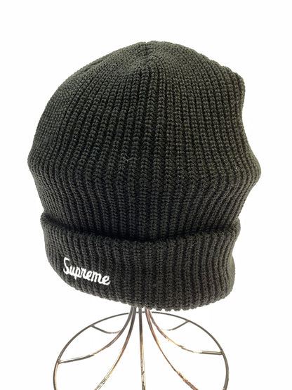 【中古品】【メンズ/レディース】 SUPREME シュプリーム LOOSE GAUGA BEANIE ルーズ ゲージ ビーニー ニットキャップ 帽子 ニット帽 185-261008-em-15-min カラー：ブラック 万代Net店