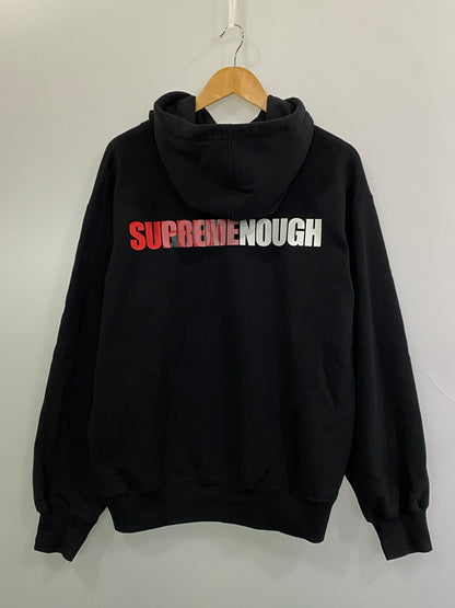 【中古品】【メンズ】 SUPREME シュプリーム × GOODENOUGH グッドイナフ 25SS BACK LOGO HOODED SWEATSHIRT バック ロゴ フーデッド スウェットシャツ パーカー メンズ トップス 142-261007-em-31-min サイズ：M カラー：ブラック 万代Net店