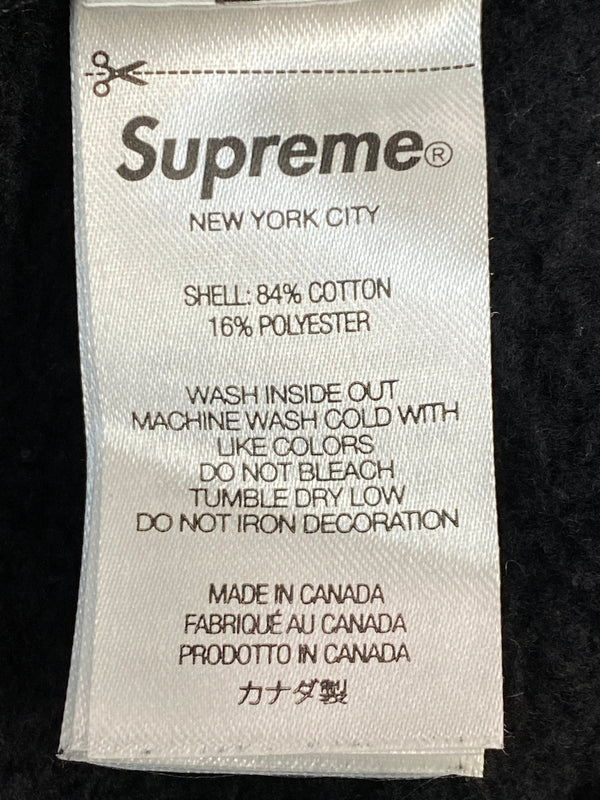 【中古品】【メンズ】 SUPREME シュプリーム × GOODENOUGH グッドイナフ 25SS BACK LOGO HOODED SWEATSHIRT バック ロゴ フーデッド スウェットシャツ パーカー メンズ トップス 142-261007-em-31-min サイズ：M カラー：ブラック 万代Net店