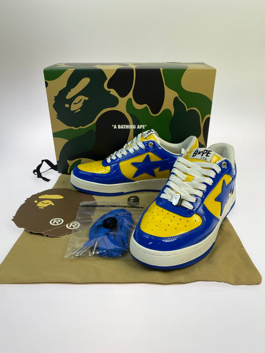 【中古品】【メンズ】 A BATHING APE アベイシングエイプ BAPE STA #5-2 ベイプ スタ ナンバー5-2 1M30191325 靴 シューズ スニーカー 162-261011-hu-09-min カラー：ブルー/イエロー 万代Net店