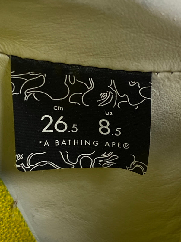 【中古品】【メンズ】 A BATHING APE アベイシングエイプ BAPE STA #5-2 ベイプ スタ ナンバー5-2 1M30191325 靴 シューズ スニーカー 162-261011-hu-09-min カラー：ブルー/イエロー 万代Net店