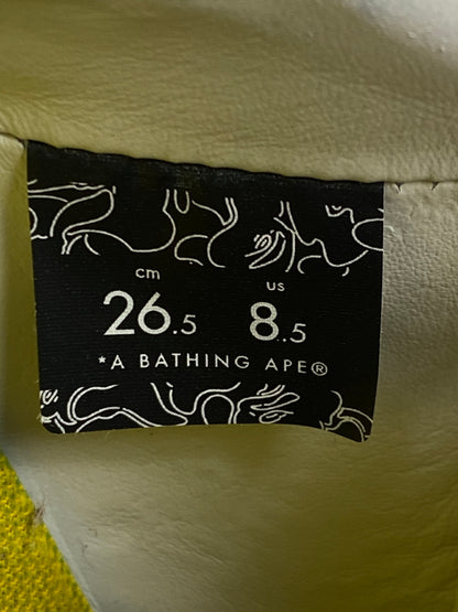 【中古品】【メンズ】 A BATHING APE アベイシングエイプ BAPE STA #5-2 ベイプ スタ ナンバー5-2 1M30191325 靴 シューズ スニーカー 162-261011-hu-09-min カラー：ブルー/イエロー 万代Net店