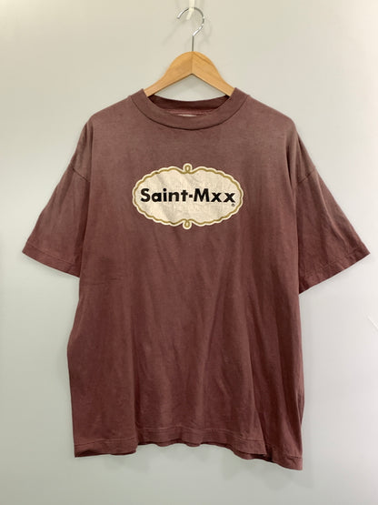 【現状渡し品】【メンズ】 SAINT MICHAEL セントマイケル 26SS SAINT MXX SS T-SHIRTT SM-MK8-000-023 ショートスリーブ 半袖Tシャツ メンズ トップス 140-261007-em-16-min サイズ：M カラー：ココアブラウン系 万代Net店