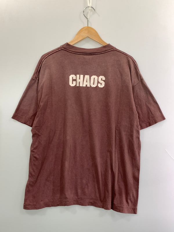 【現状渡し品】【メンズ】 SAINT MICHAEL セントマイケル 26SS SAINT MXX SS T-SHIRTT SM-MK8-000-023 ショートスリーブ 半袖Tシャツ メンズ トップス 140-261007-em-16-min サイズ：M カラー：ココアブラウン系 万代Net店