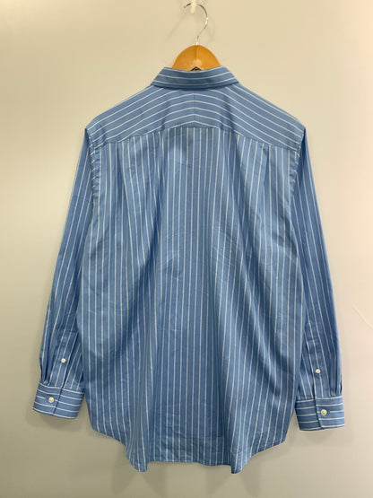 【中古品】【メンズ】 AURALEE オーラリー COTTON SILK STRIPE SHIRT A26SS01CS 26SS コットン シルク ストライプ シャツ 長袖シャツ メンズ トップス 140-261007-em-21-min サイズ：3 カラー：ライトブルー（ストライプ） 万代Net店