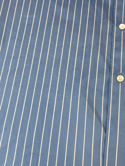 【中古品】【メンズ】 AURALEE オーラリー COTTON SILK STRIPE SHIRT A26SS01CS 26SS コットン シルク ストライプ シャツ 長袖シャツ メンズ トップス 140-261007-em-21-min サイズ：3 カラー：ライトブルー（ストライプ） 万代Net店