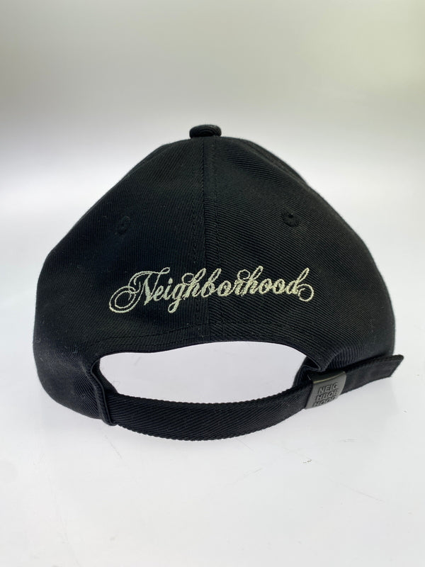 【中古品】【メンズ】 NEIGHBORHOOD ネイバーフッド 25AW BASEBALL CAP ベースボール キャップ 252HCNH-HT04S 帽子 185-261011-hu-15-min サイズ：FREE カラー：ブラック 万代Net店