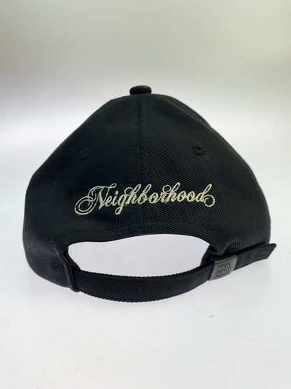 【中古品】【メンズ】 NEIGHBORHOOD ネイバーフッド 25AW BASEBALL CAP ベースボール キャップ 252HCNH-HT04S 帽子 185-261011-hu-15-min サイズ：FREE カラー：ブラック 万代Net店