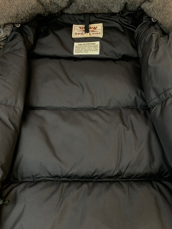 【中古品】【メンズ】 SUGAR CANE シュガーケーン DOWN JACKET ダウン ジャケット メンズ アウター 上着 フード付き 145-261007-em-18-min サイズ：XL カラー：グレー 万代Net店
