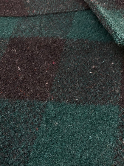 【中古品】【メンズ】 PETERS WHALER ピーターズ ウェイラー 60'S CPO WOOL SHIRT 60年代 ウールシャツ ヴィンテージ ウール製 シャツジャケット メンズ アウター 146-261007-em-33-min サイズ：M カラー：グリーン/ブラック 万代Net店