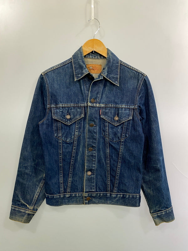【現状渡し品】【メンズ】 LEVI'S リーバイス 60S 70 505 BIG E DENIM JACKET 60年代 70年代 505 ビッグE 赤タブ デニムジャケット メンズ アウター Gジャン ヴィンテージ 146-261015-em-06-min カラー：インディゴ 万代Net店