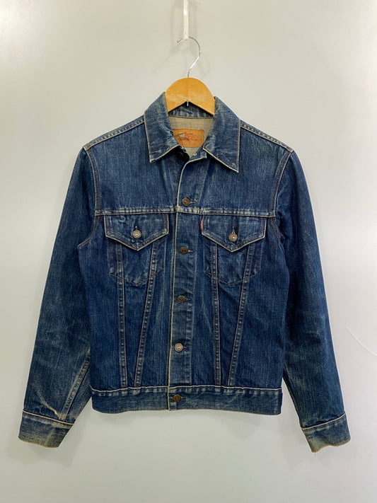 【現状渡し品】【メンズ】 LEVI'S リーバイス 60S 70 505 BIG E DENIM JACKET 60年代 70年代 505 ビッグE 赤タブ デニムジャケット メンズ アウター Gジャン ヴィンテージ 146-261015-em-06-min カラー：インディゴ 万代Net店