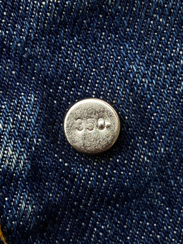 【現状渡し品】【メンズ】 LEVI'S リーバイス 60S 70 505 BIG E DENIM JACKET 60年代 70年代 505 ビッグE 赤タブ デニムジャケット メンズ アウター Gジャン ヴィンテージ 146-261015-em-06-min カラー：インディゴ 万代Net店