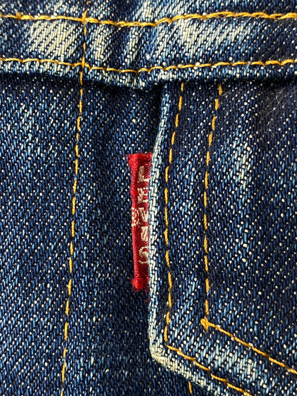 【現状渡し品】【メンズ】 LEVI'S リーバイス 60S 70 505 BIG E DENIM JACKET 60年代 70年代 505 ビッグE 赤タブ デニムジャケット メンズ アウター Gジャン ヴィンテージ 146-261015-em-06-min カラー：インディゴ 万代Net店