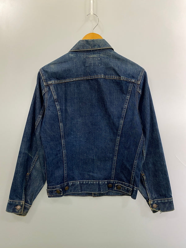 【現状渡し品】【メンズ】 LEVI'S リーバイス 60S 70 505 BIG E DENIM JACKET 60年代 70年代 505 ビッグE 赤タブ デニムジャケット メンズ アウター Gジャン ヴィンテージ 146-261015-em-06-min カラー：インディゴ 万代Net店