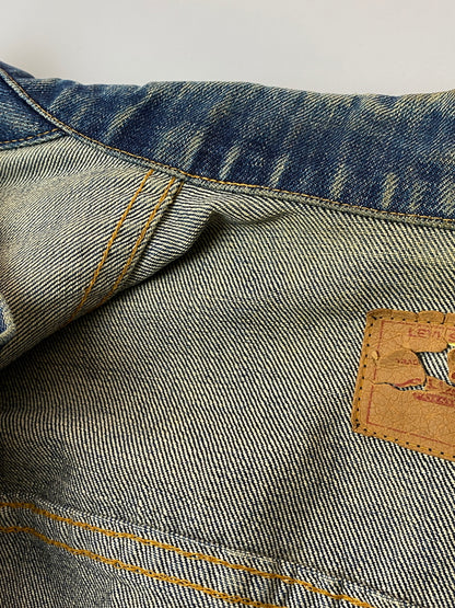 【現状渡し品】【メンズ】 LEVI'S リーバイス 60S 70 505 BIG E DENIM JACKET 60年代 70年代 505 ビッグE 赤タブ デニムジャケット メンズ アウター Gジャン ヴィンテージ 146-261015-em-06-min カラー：インディゴ 万代Net店