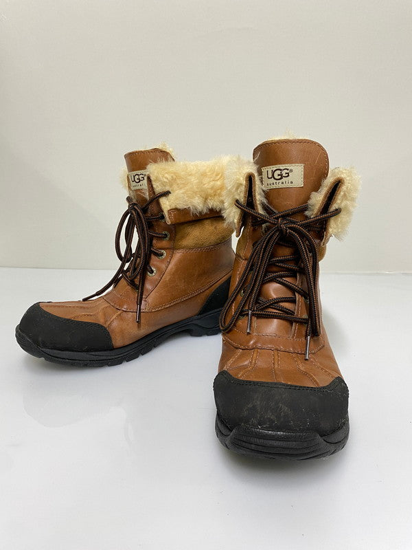 【中古品】【メンズ】 UGG アグ BUTTE BOOTS ビュート ブーツ 靴 シューズ 165-261008-KS-02-min サイズ：US8.5 26.5cm カラー：ブラウン系 万代Net店