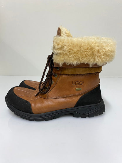 【中古品】【メンズ】 UGG アグ BUTTE BOOTS ビュート ブーツ 靴 シューズ 165-261008-KS-02-min サイズ：US8.5 26.5cm カラー：ブラウン系 万代Net店