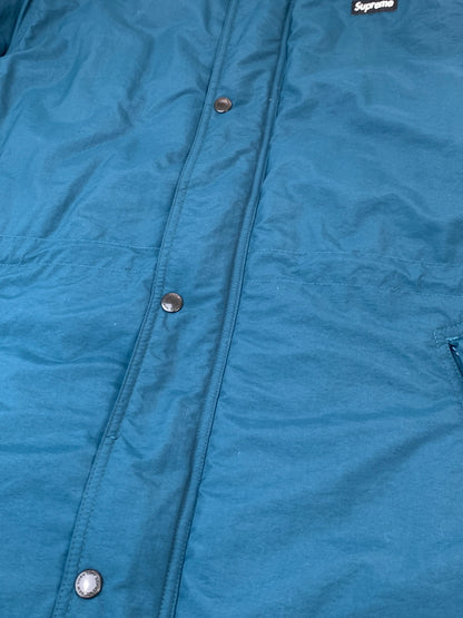 【中古品】【メンズ】 SUPREME シュプリーム 17AW SSTADIUM PARKA スタジアム パーカ ベンチコート スタジャン 142-261007-em-19-min サイズ：M カラー：グリーン系 万代Net店