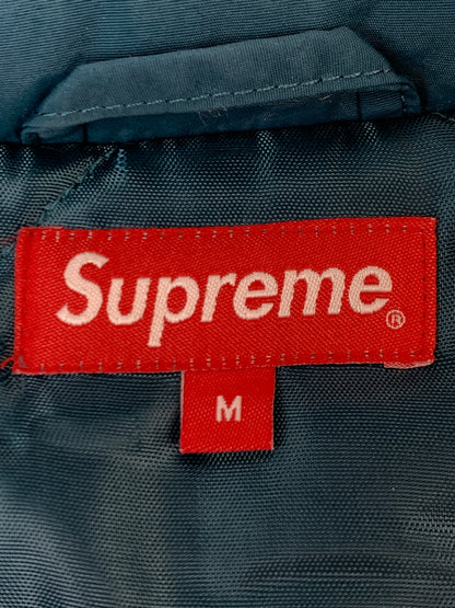 【中古品】【メンズ】 SUPREME シュプリーム 17AW SSTADIUM PARKA スタジアム パーカ ベンチコート スタジャン 142-261007-em-19-min サイズ：M カラー：グリーン系 万代Net店