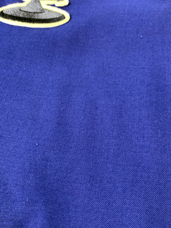 【中古品】【メンズ】 WANNA ワナ IMAGINE JACKET イマジン ジャケット メンズ アウター 刺繍 ワッペン プリント ブルゾン 142-261008-em-30-min サイズ：L カラー：ブルー 万代Net店