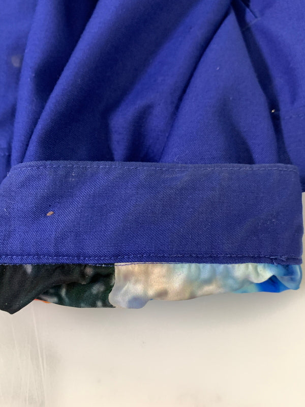 【中古品】【メンズ】 WANNA ワナ IMAGINE JACKET イマジン ジャケット メンズ アウター 刺繍 ワッペン プリント ブルゾン 142-261008-em-30-min サイズ：L カラー：ブルー 万代Net店