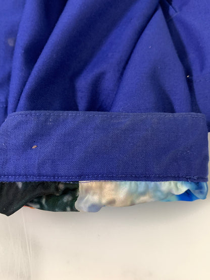 【中古品】【メンズ】 WANNA ワナ IMAGINE JACKET イマジン ジャケット メンズ アウター 刺繍 ワッペン プリント ブルゾン 142-261008-em-30-min サイズ：L カラー：ブルー 万代Net店