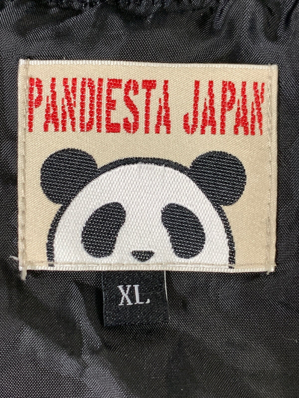 【中古品】【メンズ】 PANDIESTA JAPAN パンディエスタ ジャパン 中華風パンダさんBIGシルエットMA-1 122040 エムエーワン メンズ アウター ブルゾン 刺繍 パンダ 145-261008-em-31-min サイズ：XL カラー：ブラック 万代Net店