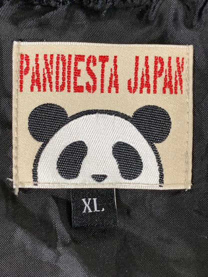 【中古品】【メンズ】 PANDIESTA JAPAN パンディエスタ ジャパン 中華風パンダさんBIGシルエットMA-1 122040 エムエーワン メンズ アウター ブルゾン 刺繍 パンダ 145-261008-em-31-min サイズ：XL カラー：ブラック 万代Net店
