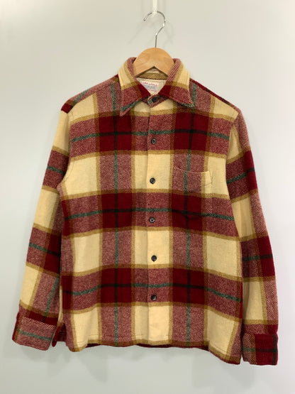 【現状渡し品】【メンズ】 GANT ガント 60-70S WOOL CHECK SHIRT 60年代 70年代 ウール チェック シャツ メンズ 長袖シャツ トップス ヴィンテージ 146-261007-em-20-min サイズ：M カラー：マルチカラー 万代Net店