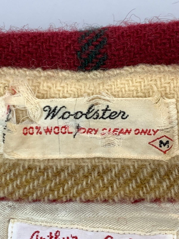 【現状渡し品】【メンズ】 GANT ガント 60-70S WOOL CHECK SHIRT 60年代 70年代 ウール チェック シャツ メンズ 長袖シャツ トップス ヴィンテージ 146-261007-em-20-min サイズ：M カラー：マルチカラー 万代Net店