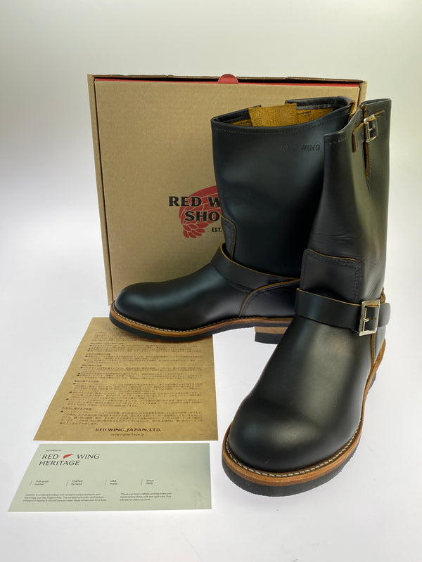【中古品】【メンズ】 RED WING レッド ウィング 11-INCH ENGINEER 11インチ エンジニア 2966 靴 ブーツ 164-261011-hu-14-min サイズ：9 1/2 カラー：ブラック 万代Net店
