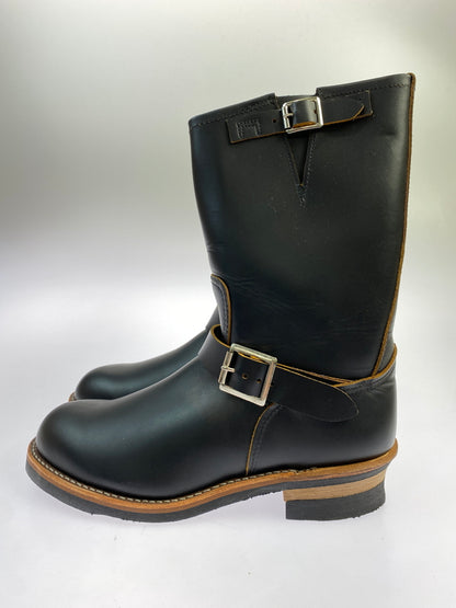 【中古品】【メンズ】 RED WING レッド ウィング 11-INCH ENGINEER 11インチ エンジニア 2966 靴 ブーツ 164-261011-hu-14-min サイズ：9 1/2 カラー：ブラック 万代Net店