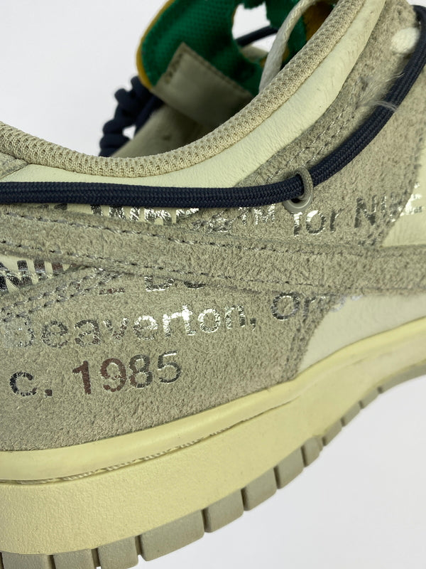 【中古品】【メンズ】 OFF-WHITE×NIKE オフホワイト ナイキ DUNK LOW ダンク ロー DJ0950-115 靴 シューズ スニーカー 160-261011-hu-05-min カラー：SAIL/NEUTRAL GREY-GRIDIRON 万代Net店