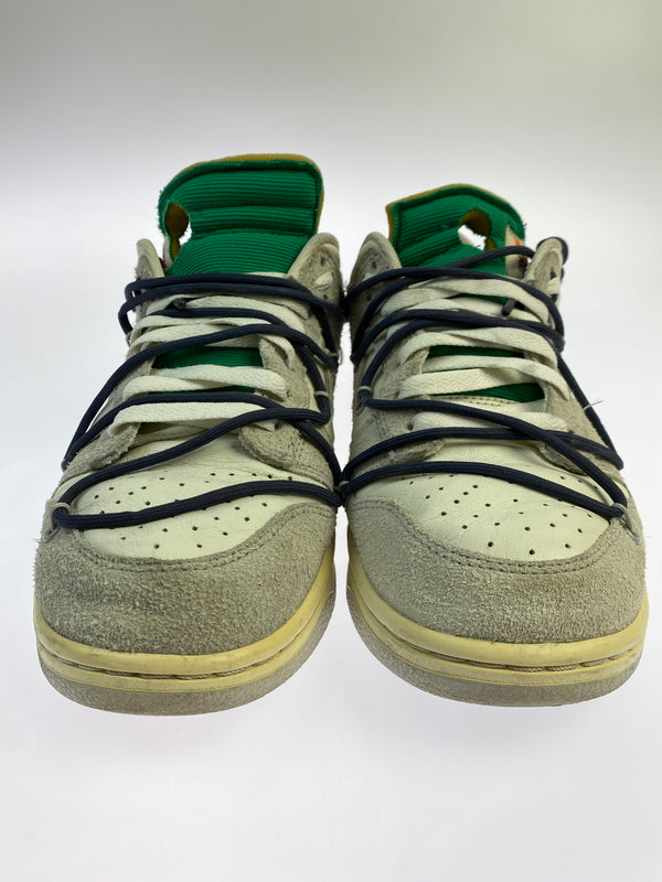【中古品】【メンズ】 OFF-WHITE×NIKE オフホワイト ナイキ DUNK LOW ダンク ロー DJ0950-115 靴 シューズ スニーカー 160-261011-hu-05-min カラー：SAIL/NEUTRAL GREY-GRIDIRON 万代Net店