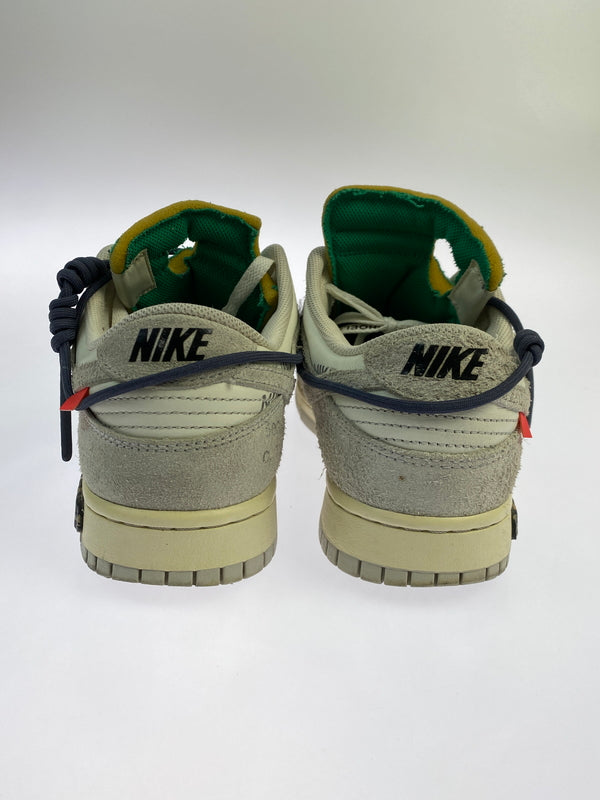 【中古品】【メンズ】 OFF-WHITE×NIKE オフホワイト ナイキ DUNK LOW ダンク ロー DJ0950-115 靴 シューズ スニーカー 160-261011-hu-05-min カラー：SAIL/NEUTRAL GREY-GRIDIRON 万代Net店