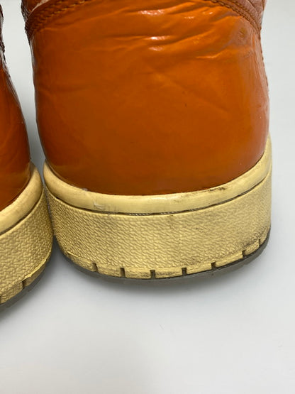 【中古品】【メンズ】 NIKE ナイキ AIR JORDAN 1 HIGH エアジョーダン ワン ハイ "SHATTERED BACKBOARD 3.0" シャッタード バックボード スリー 555088-028 160-261008-KS-14-min サイズ：27cm US9 カラー：ブラック/オレンジ 万代Net店