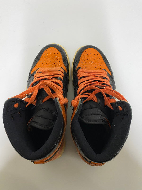 【中古品】【メンズ】 NIKE ナイキ AIR JORDAN 1 HIGH エアジョーダン ワン ハイ "SHATTERED BACKBOARD 3.0" シャッタード バックボード スリー 555088-028 160-261008-KS-14-min サイズ：27cm US9 カラー：ブラック/オレンジ 万代Net店