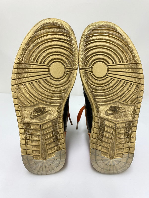 【中古品】【メンズ】 NIKE ナイキ AIR JORDAN 1 HIGH エアジョーダン ワン ハイ "SHATTERED BACKBOARD 3.0" シャッタード バックボード スリー 555088-028 160-261008-KS-14-min サイズ：27cm US9 カラー：ブラック/オレンジ 万代Net店