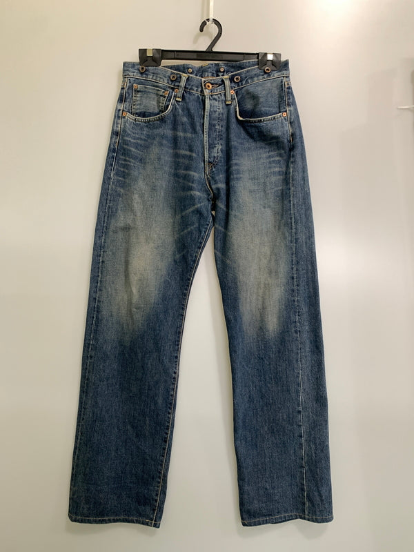 【現状渡し品】【メンズ】 EDWIN エドウィン VINTAGE REPLICA DENIM PANTS 4525 ヴィンテージ レプリカ デニムパンツ メンズ ボトムス ジーンズ ジーパン 157-261008-em-27-min サイズ：32 カラー：インディゴ 万代Net店