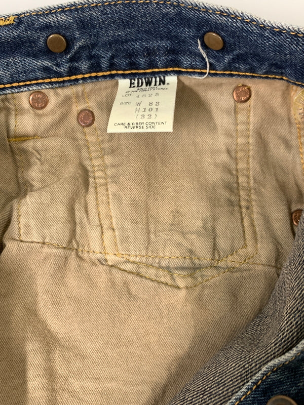 【現状渡し品】【メンズ】 EDWIN エドウィン VINTAGE REPLICA DENIM PANTS 4525 ヴィンテージ レプリカ デニムパンツ メンズ ボトムス ジーンズ ジーパン 157-261008-em-27-min サイズ：32 カラー：インディゴ 万代Net店