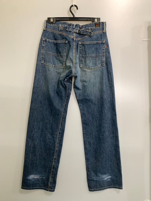 【現状渡し品】【メンズ】 EDWIN エドウィン VINTAGE REPLICA DENIM PANTS 4525 ヴィンテージ レプリカ デニムパンツ メンズ ボトムス ジーンズ ジーパン 157-261008-em-27-min サイズ：32 カラー：インディゴ 万代Net店