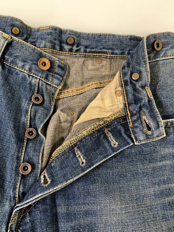 【現状渡し品】【メンズ】 EDWIN エドウィン VINTAGE REPLICA DENIM PANTS 4525 ヴィンテージ レプリカ デニムパンツ メンズ ボトムス ジーンズ ジーパン 157-261008-em-27-min サイズ：32 カラー：インディゴ 万代Net店