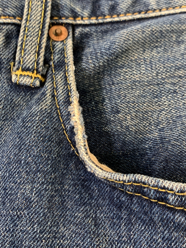 【現状渡し品】【メンズ】 EDWIN エドウィン VINTAGE REPLICA DENIM PANTS 4525 ヴィンテージ レプリカ デニムパンツ メンズ ボトムス ジーンズ ジーパン 157-261008-em-27-min サイズ：32 カラー：インディゴ 万代Net店