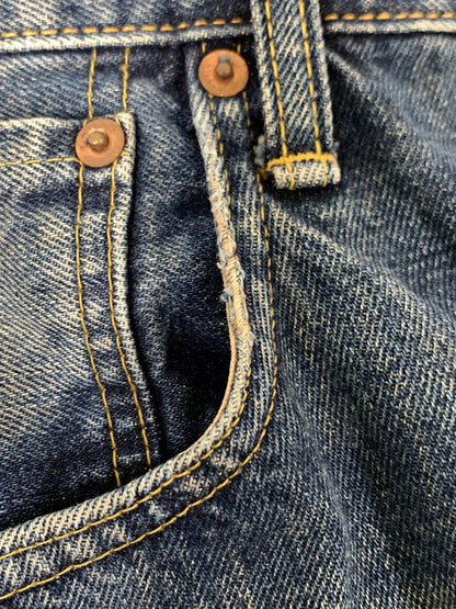 【現状渡し品】【メンズ】 EDWIN エドウィン VINTAGE REPLICA DENIM PANTS 4525 ヴィンテージ レプリカ デニムパンツ メンズ ボトムス ジーンズ ジーパン 157-261008-em-27-min サイズ：32 カラー：インディゴ 万代Net店