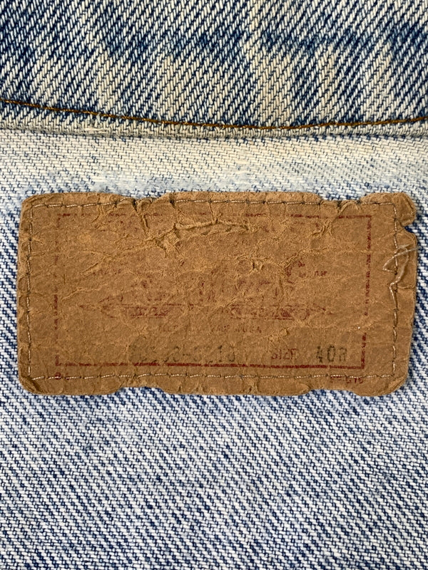【現状渡し品】【メンズ】 LEVI'S リーバイス DENIM JACKET デニム ジャケット メンズ アウター Gジャン 146-261008-em-33-min サイズ：40R カラー：インディゴ 万代Net店