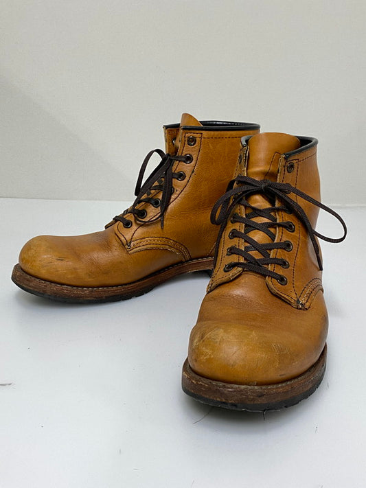 【現状渡し品】【メンズ】 RED WING レッドウィング BECKMAN BOOTS 9013 ベックマン ブーツ レザーブーツ メンズ 靴 164-261007-em-44-min サイズ：25.5cm カラー：ブラウン 万代Net店