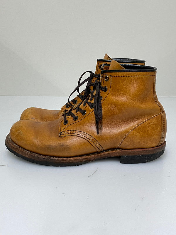 【現状渡し品】【メンズ】 RED WING レッドウィング BECKMAN BOOTS 9013 ベックマン ブーツ レザーブーツ メンズ 靴 164-261007-em-44-min サイズ：25.5cm カラー：ブラウン 万代Net店